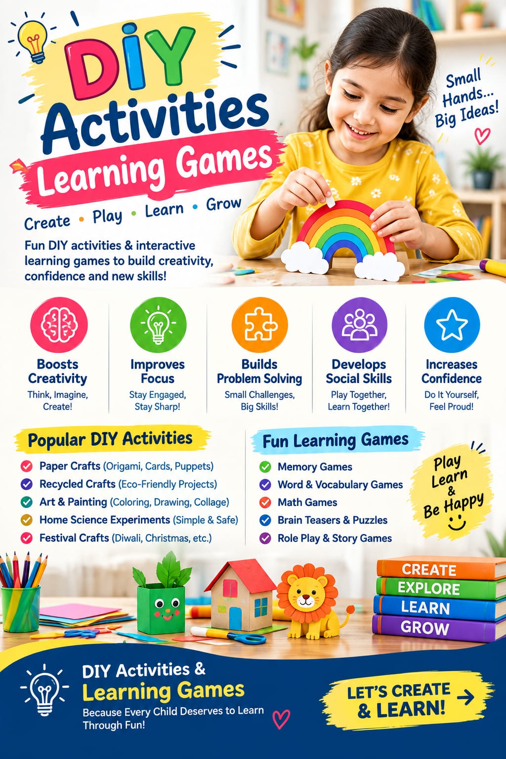 DIY Activities and Learning Games for Kids: Fun Ways to Learn at Home