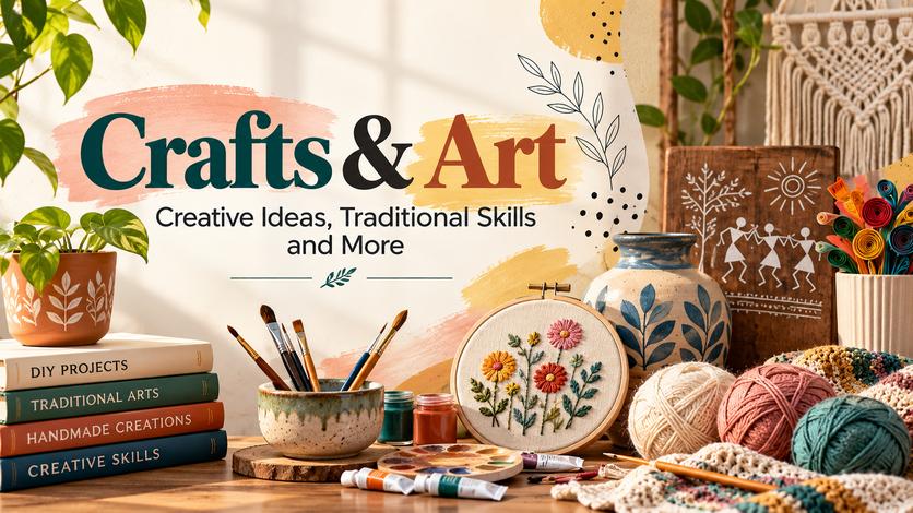 Crafts & Art: 15 Traditional Skills You Can Learn, Use, and Even Turn Into an Income
