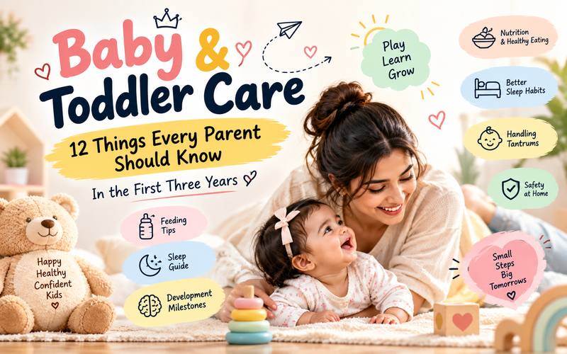 Baby and Toddler Care: 12 Things Every Parent Should Know
